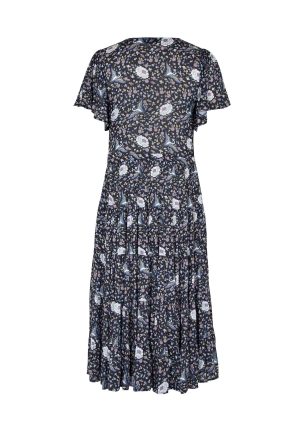 Valentina Fiesta Day Dress Black