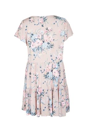 Scarlett Baby Doll Mini Dress Blush