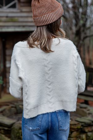 Quiet Frost Knit Sweater