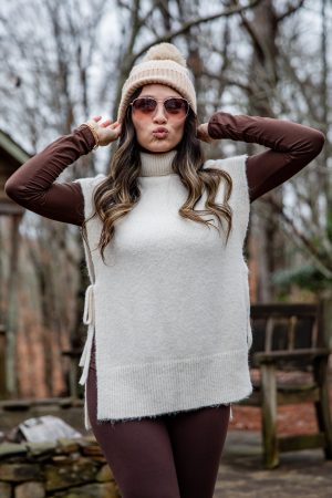 Snowfall Soft Knit Cream Pullover