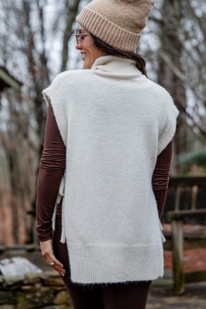 Snowfall Soft Knit Cream Pullover