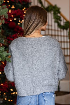 Quiet Frost Knit Sweater