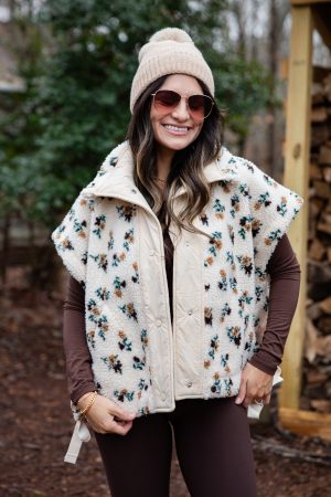 Northstill Ivory Sherpa Vest